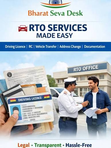 RTO agent driving licence and RC work