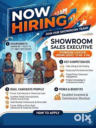 Sales executive for showroom