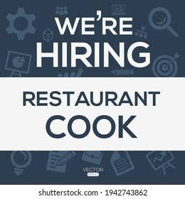 Cook required for restaurant